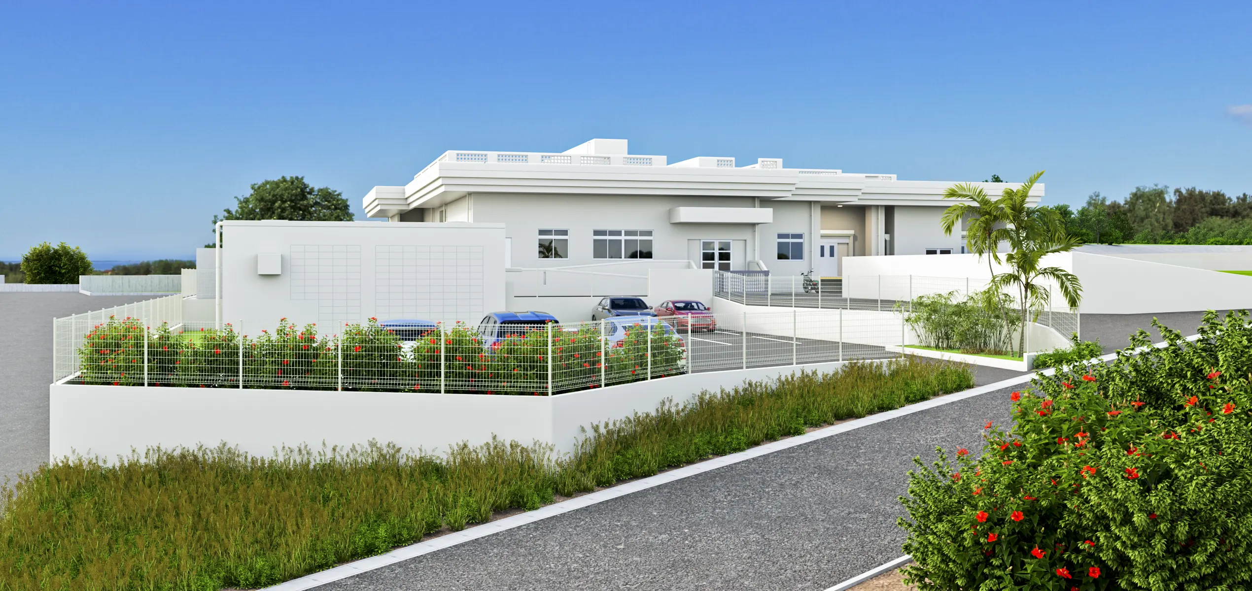 久米島町食の拠点 外観パース