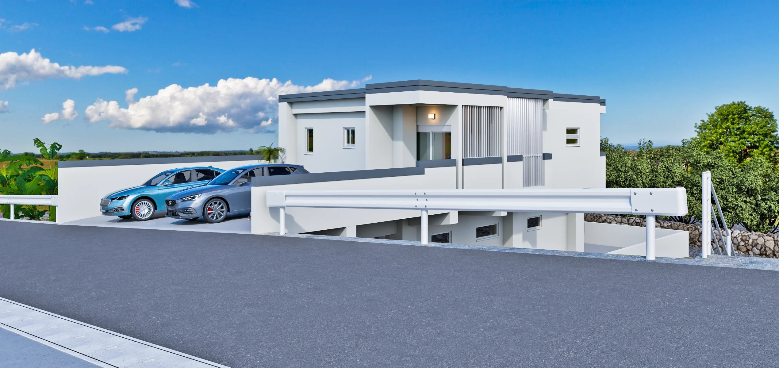 南城市 住宅 外観CGパース